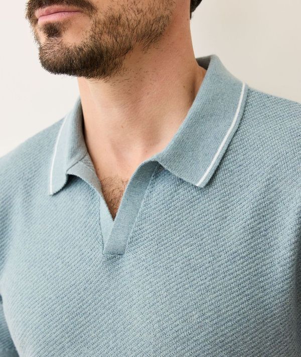 Marine Layer Greyson Sweater Polo
