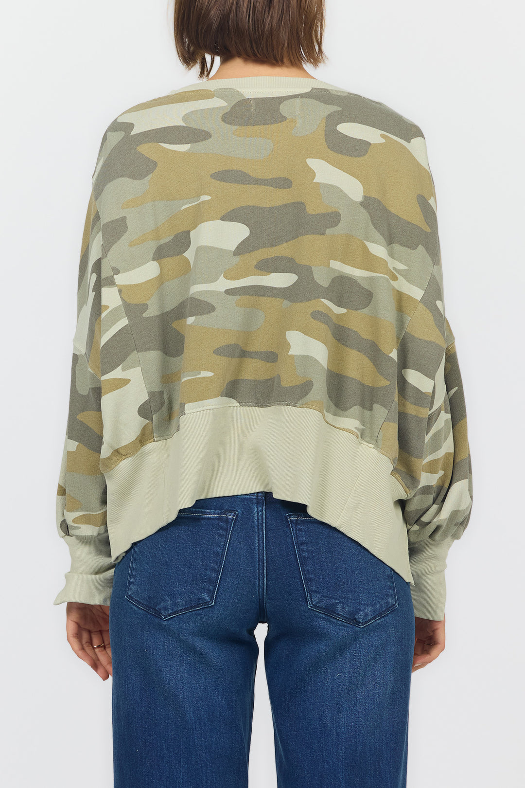 Dear John Trenton Oversized Camo Sweatshirt