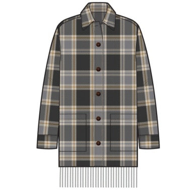 Pendleton Jolene Wool Fringe Jacket