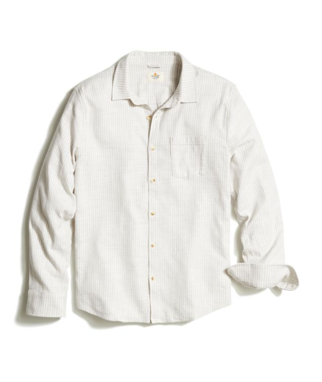 Marine Layer Classic Stretch Long Sleeve Selvage Shirt