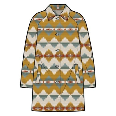 Pendleton Wool Mac Coat