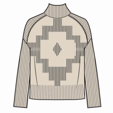 Pendleton Oversized Mockneck Pullover