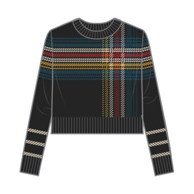 Pendleton Plaid Merino Crew Pullover