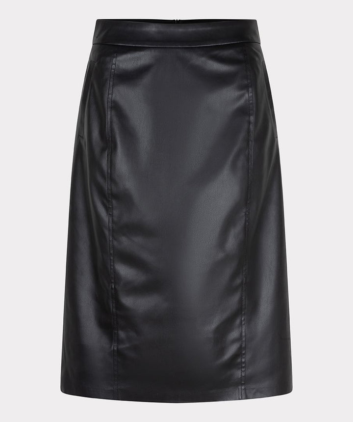 Esqualo Skirt Pencil Vegan Leather