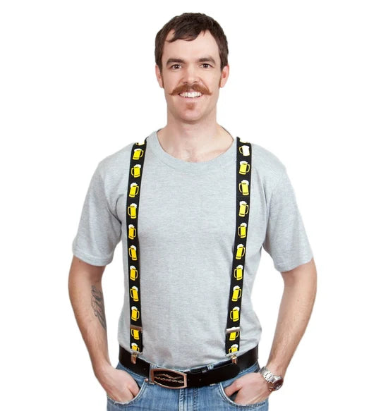 Dale's Exclusive Beer Mug Suspenders