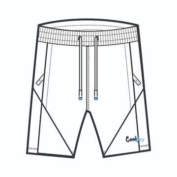 Cookies Forum Dri Fit Cotton Jersey Short w/ Angled French Seams and  Direct Emb