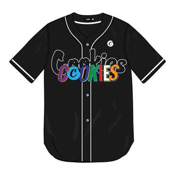 „Cookies On The“-Blockstrick-Athletiktrikot mit / Embry / Applikations-Artwork