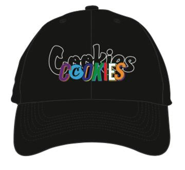 Cookies On The Block Dad Hat with Applique Art and  All Over Printed Brim