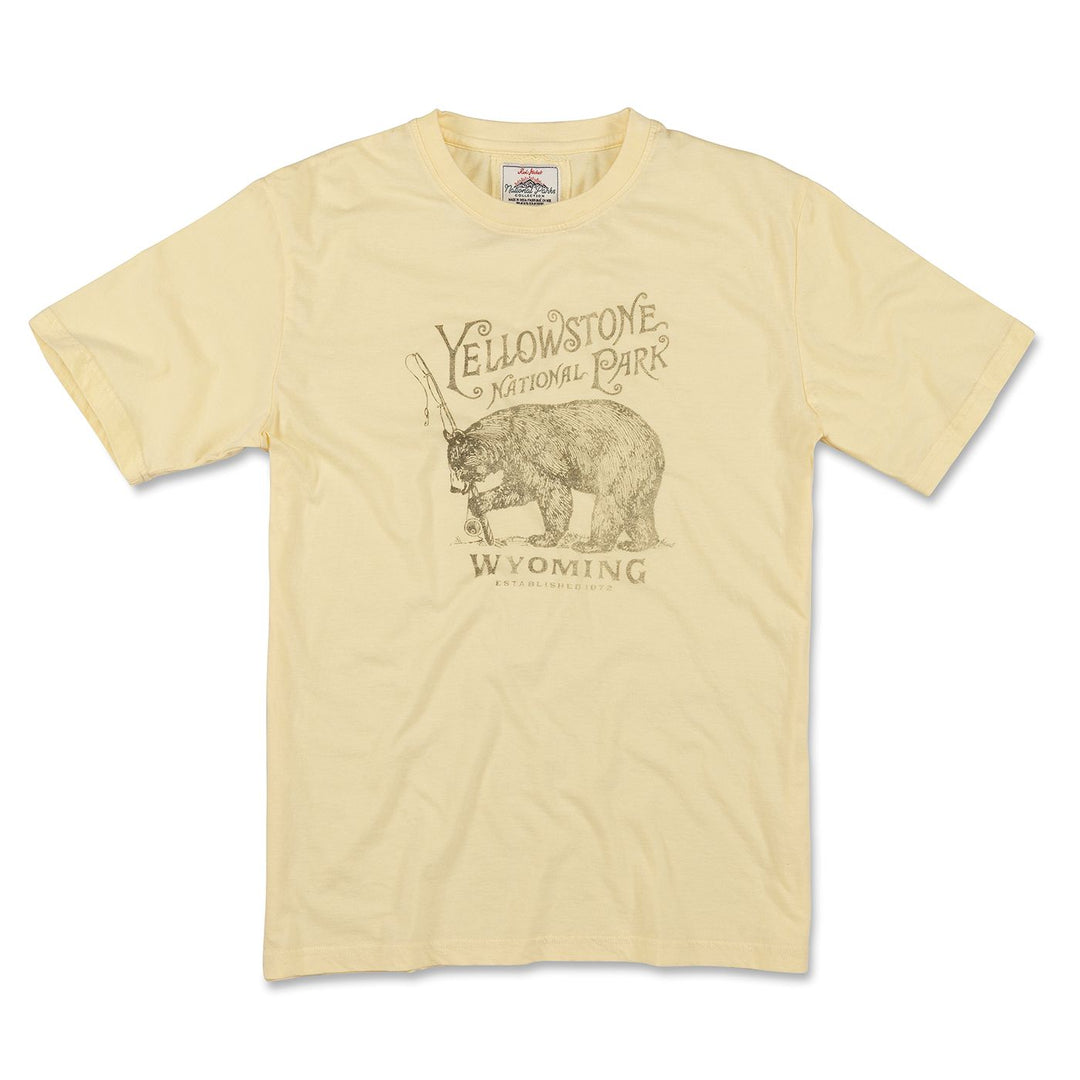 T-shirt American Needle Brass Tacks Vin Fade Yellowstone NP