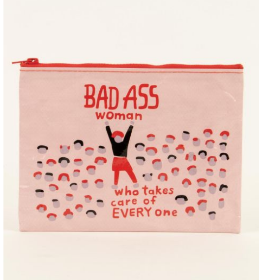 Blaue Q-Reißverschlusstasche