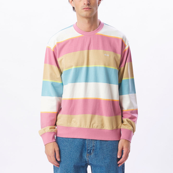 Obey Resol Stripe Crew