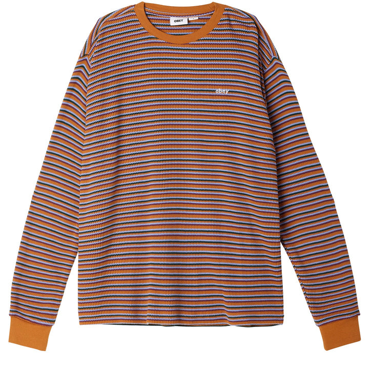 Obey Les Stripe Thermal Shirt