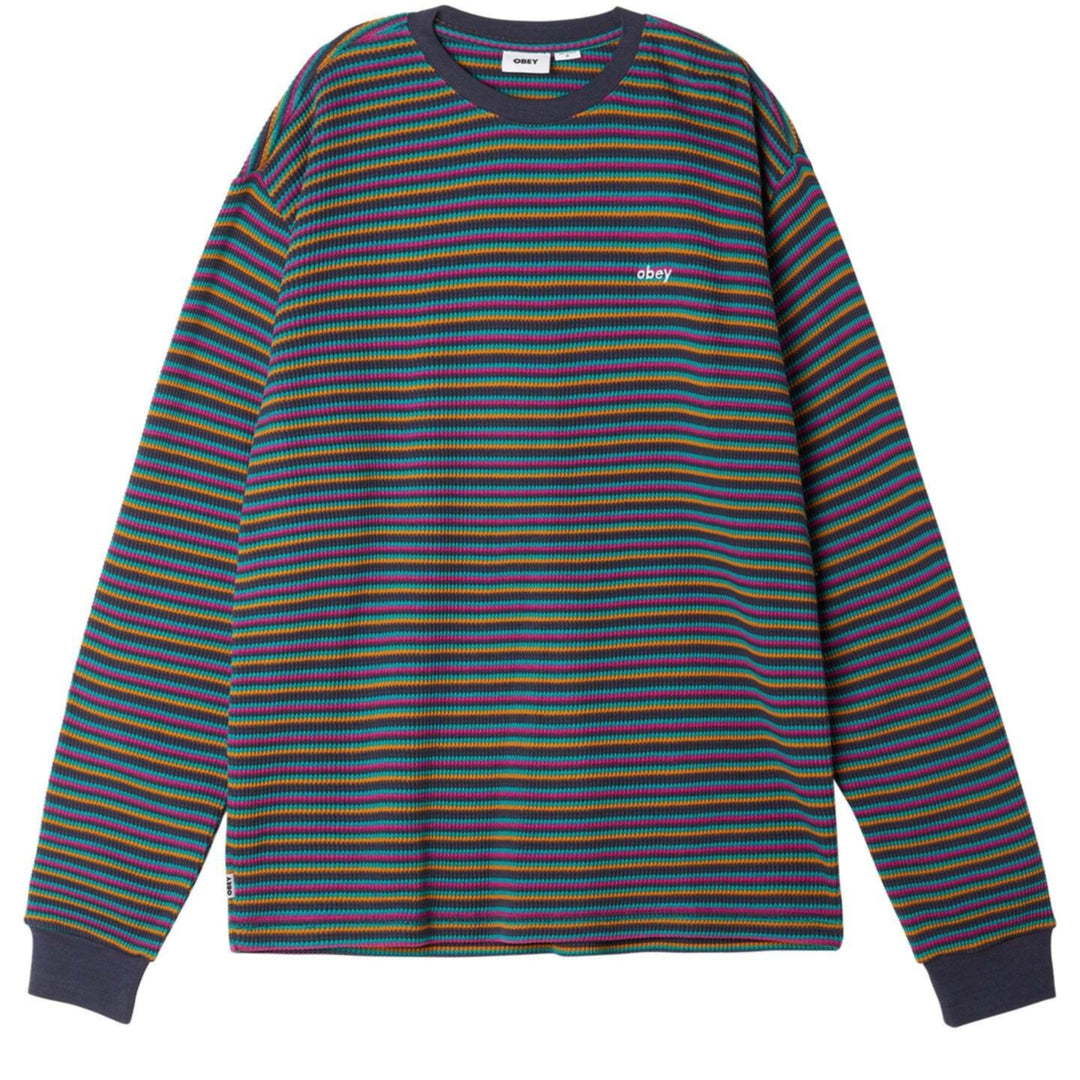 Obey Les Stripe Thermal Shirt