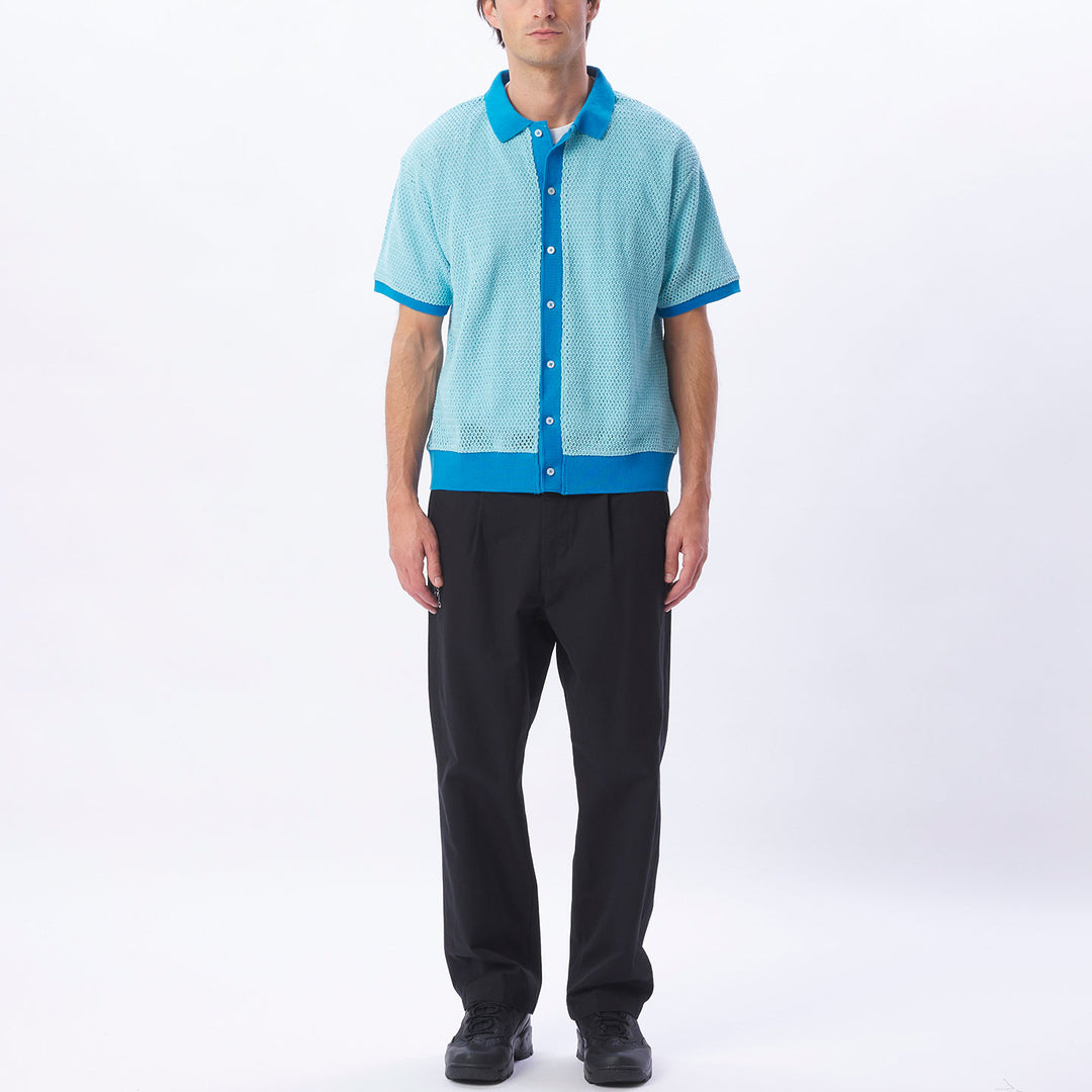 Obey Grove Button-Up Polo Ss