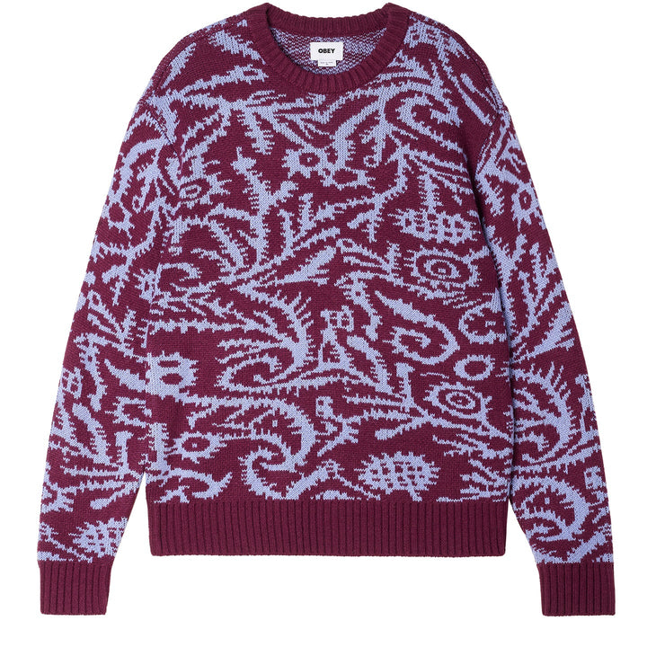 Obey - Pull ras du cou Magnolia