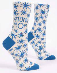 Blue Q Atomic Mom Crew Sock