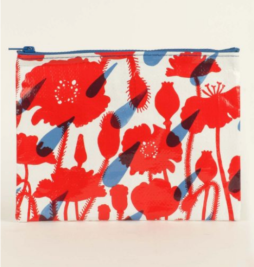 Blaue Q-Reißverschlusstasche