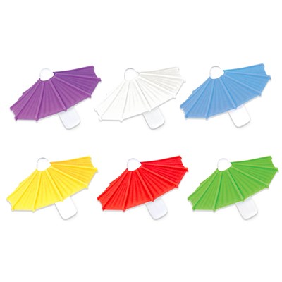 Marqueur de boisson parapluie en silicone DM Merchandising