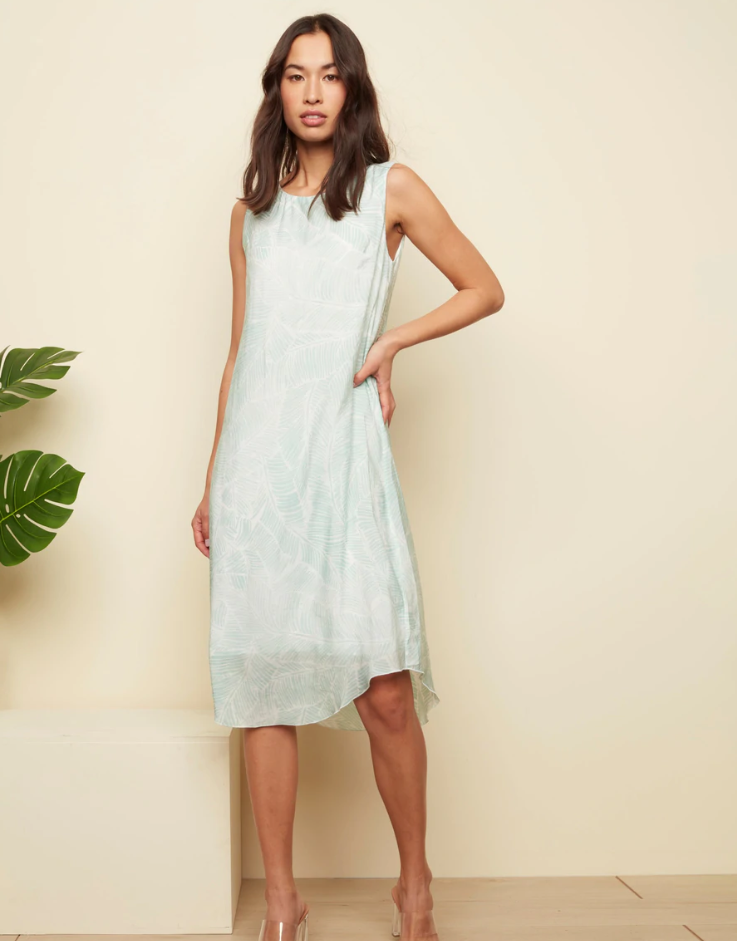 chinese dress ladies Charlie B Printed Voile Trapeze Dress