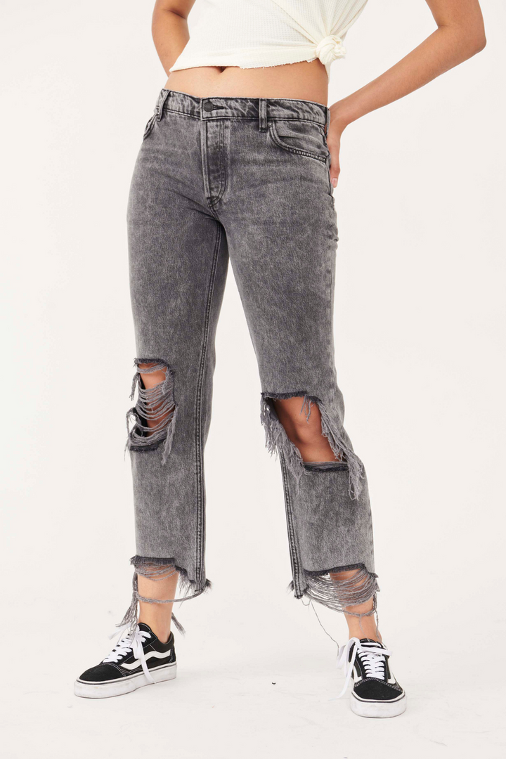 Free People Maggie Mid Rise Straight