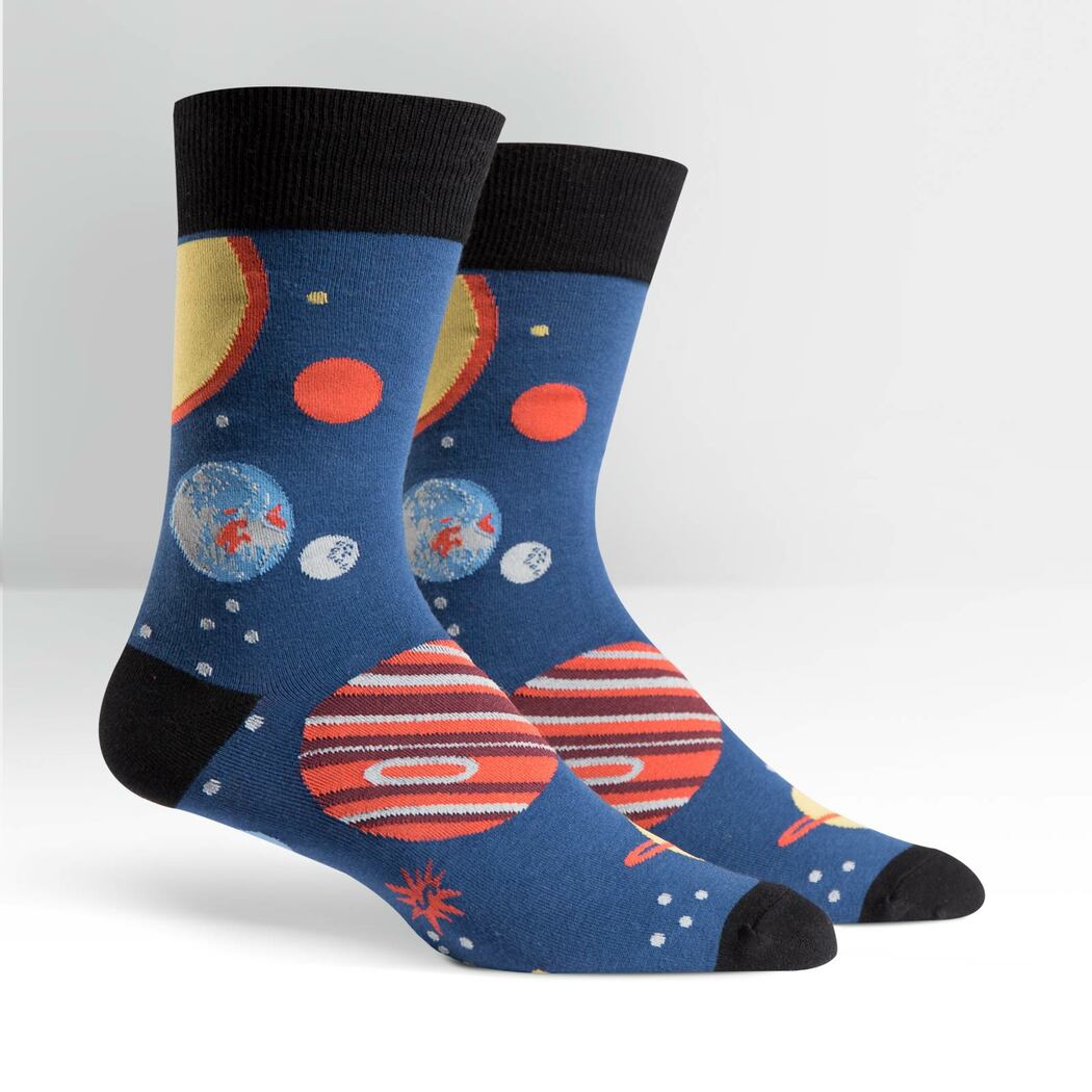 Sock It To Me Men's Crew: Nasa Solar System