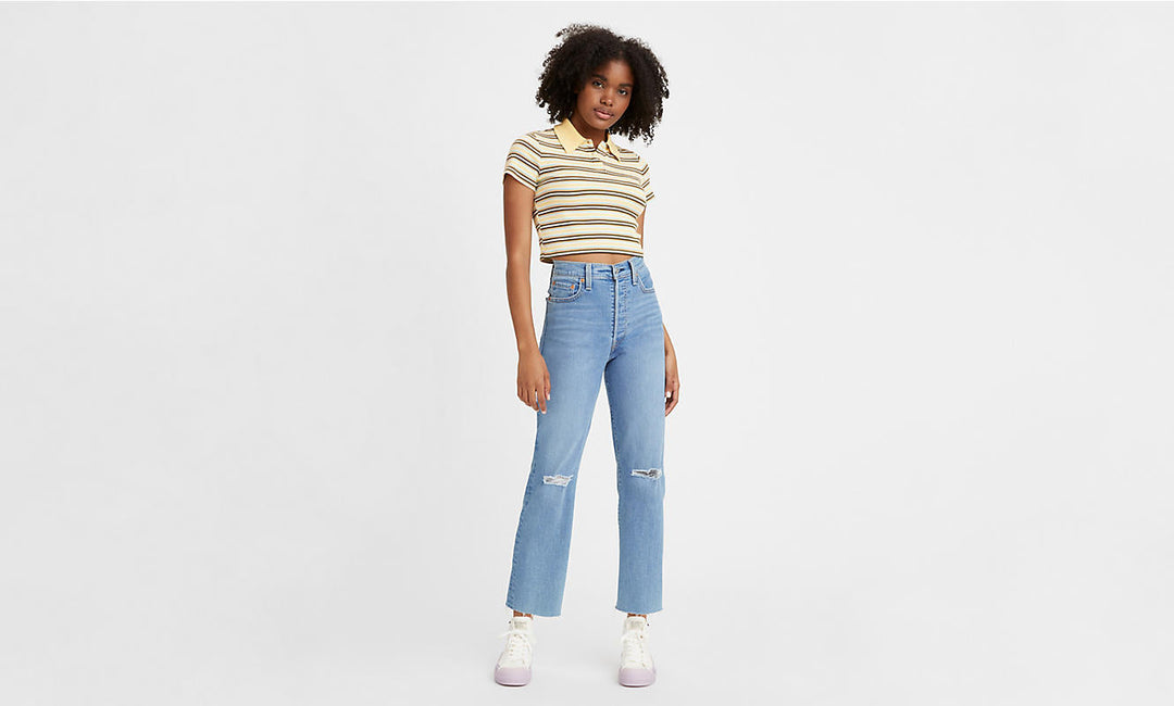 Levis Ribcage Straight Ankle Fall Trip