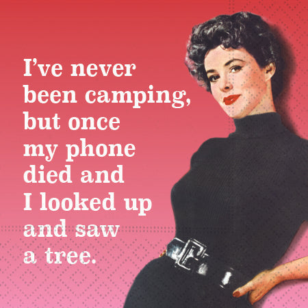 Never Been Camping Serviette