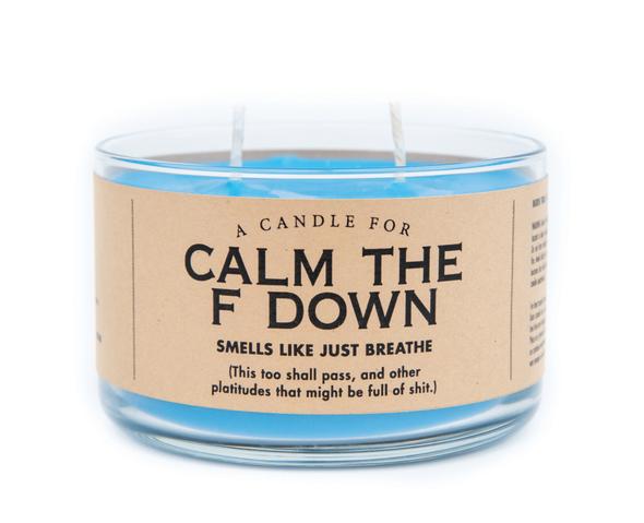 Whiskey River Soap Calm the F Down Candle