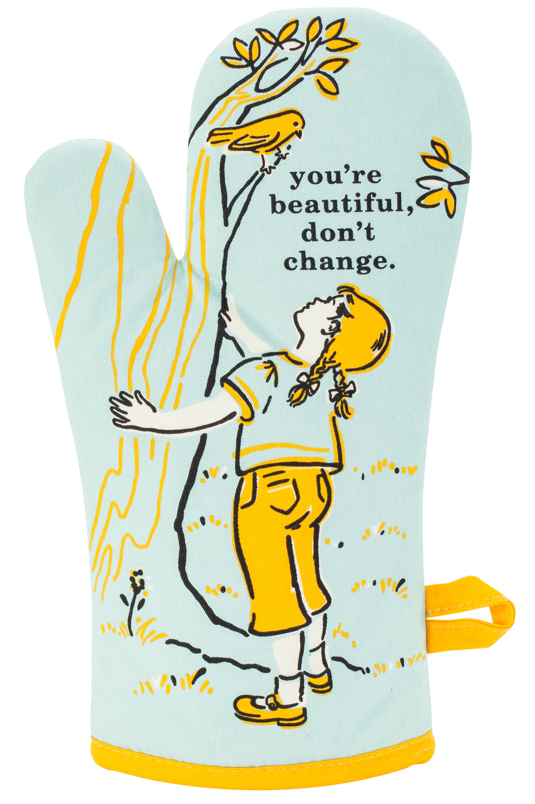Blue Q You're Beautiful Oven Mitt
