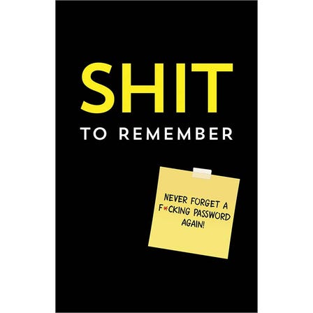 Sourcebooks Shit To Remember