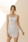 Storia Woven Dress White