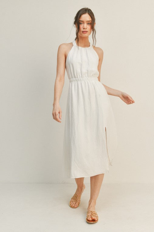 Lush Cross Back Midi Dress