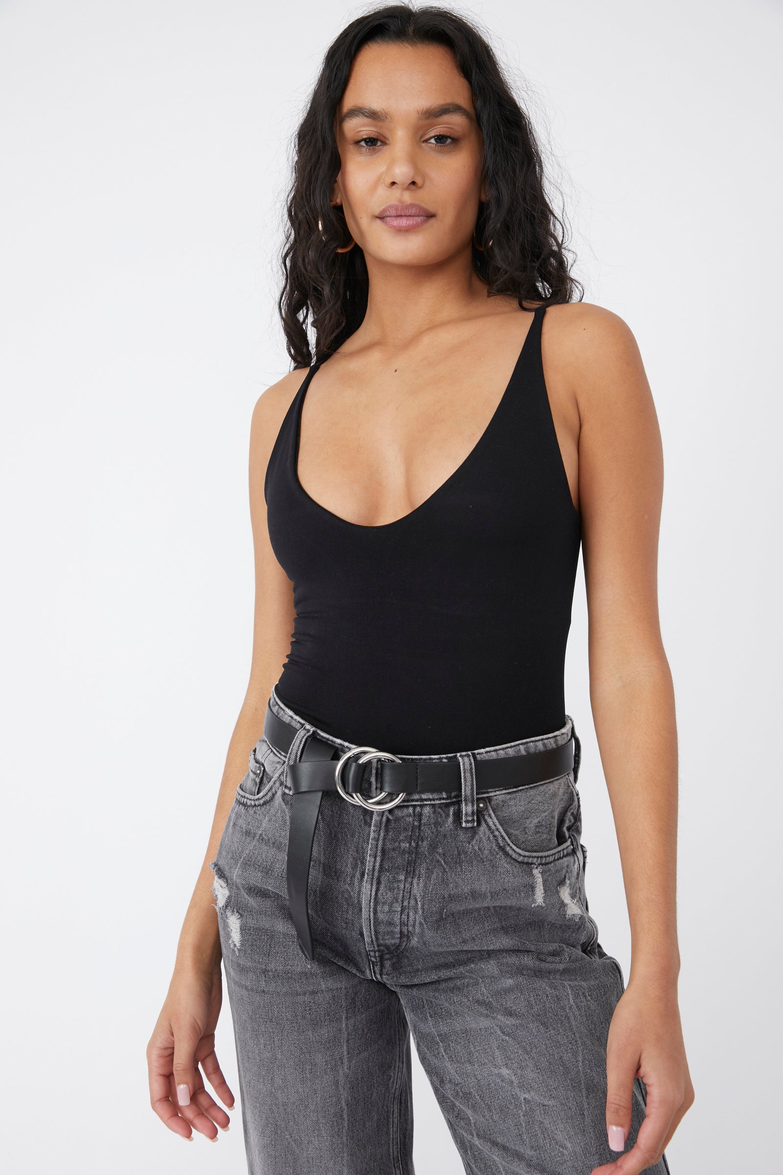 Free People Seamless V Neck Cami