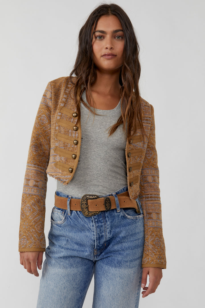 Free People Juliette Cropped Jacket