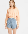 Levis High Waisted Mom Short In A Pinch Stone