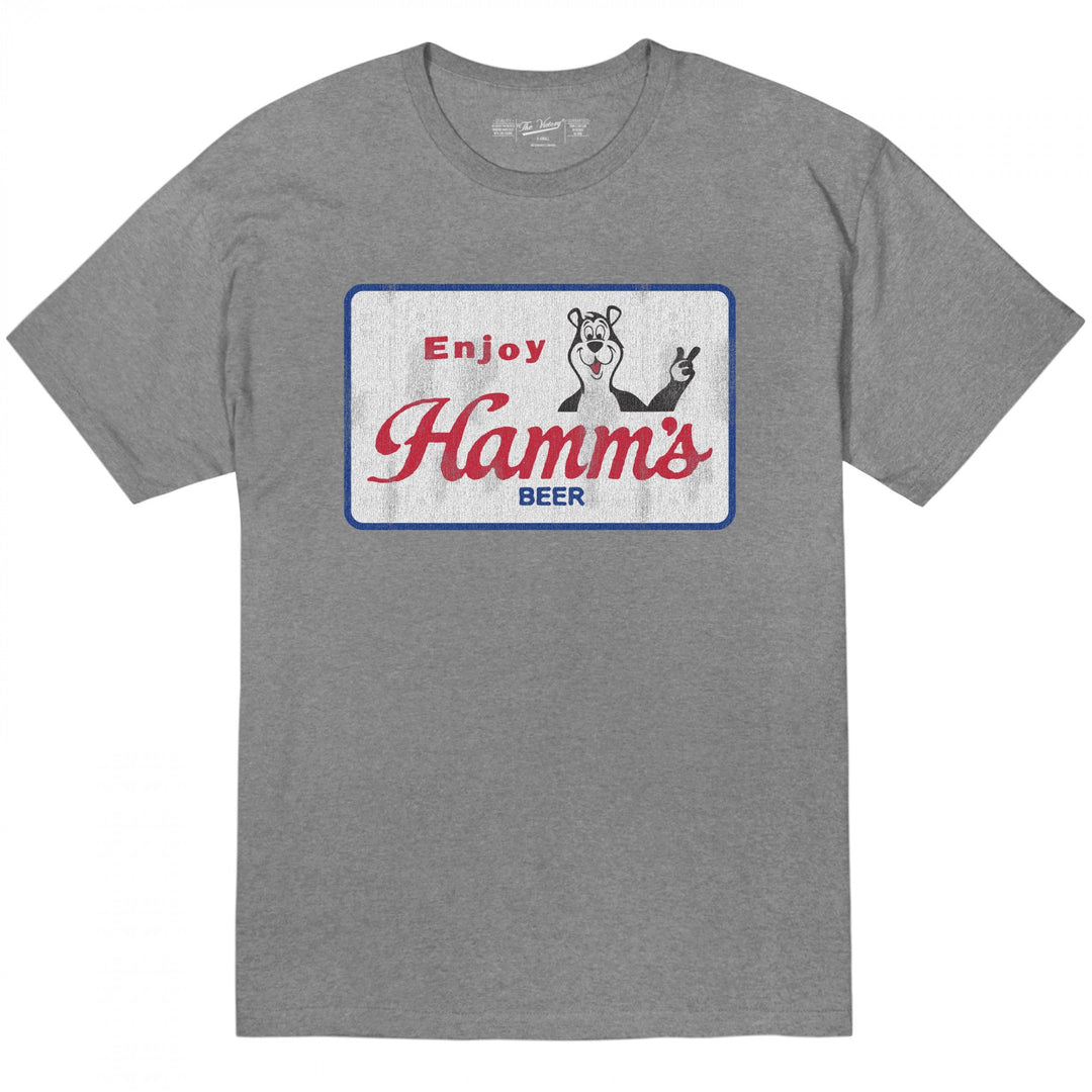 Retro Brand Hamms Block Logo Bear Shirt