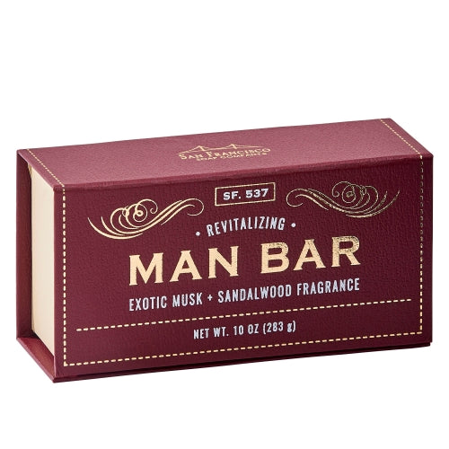 San Francisco Soap Co Man Bar Musc exotique, bois de santal