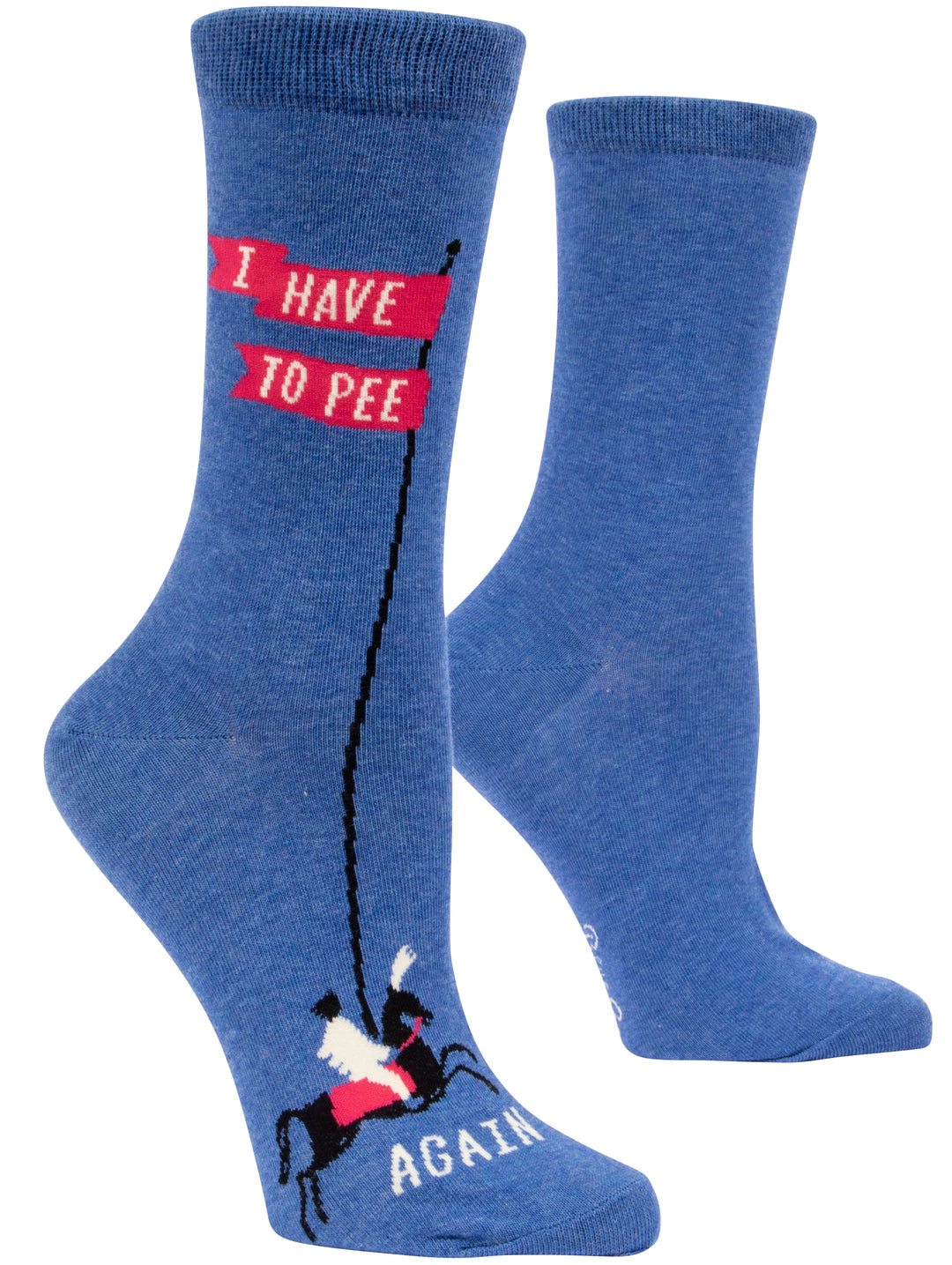 Blue QI doit faire pipi… encore une fois, chaussettes pour femmes