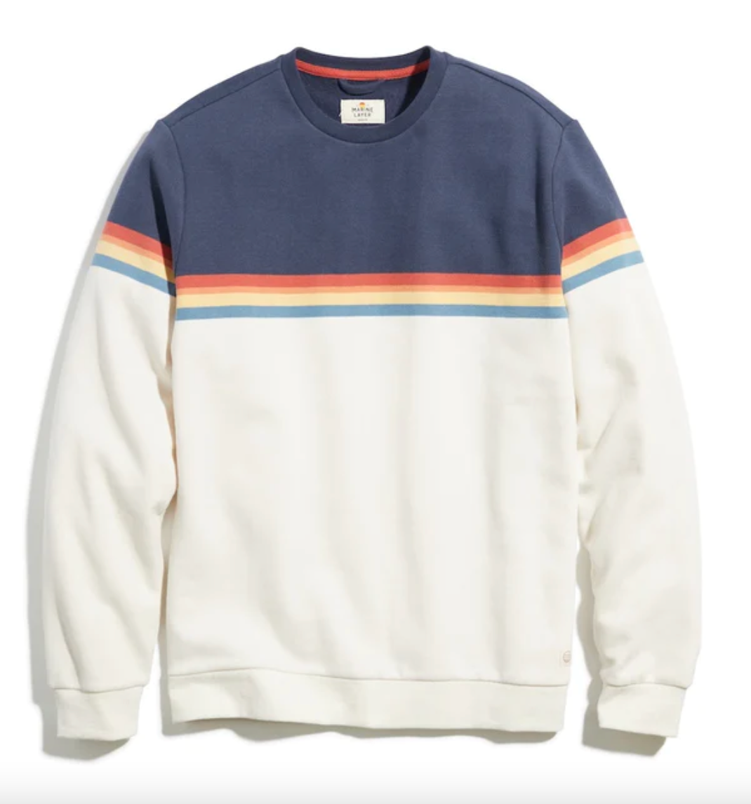 Marine Layer Sunset Stripe Sweater