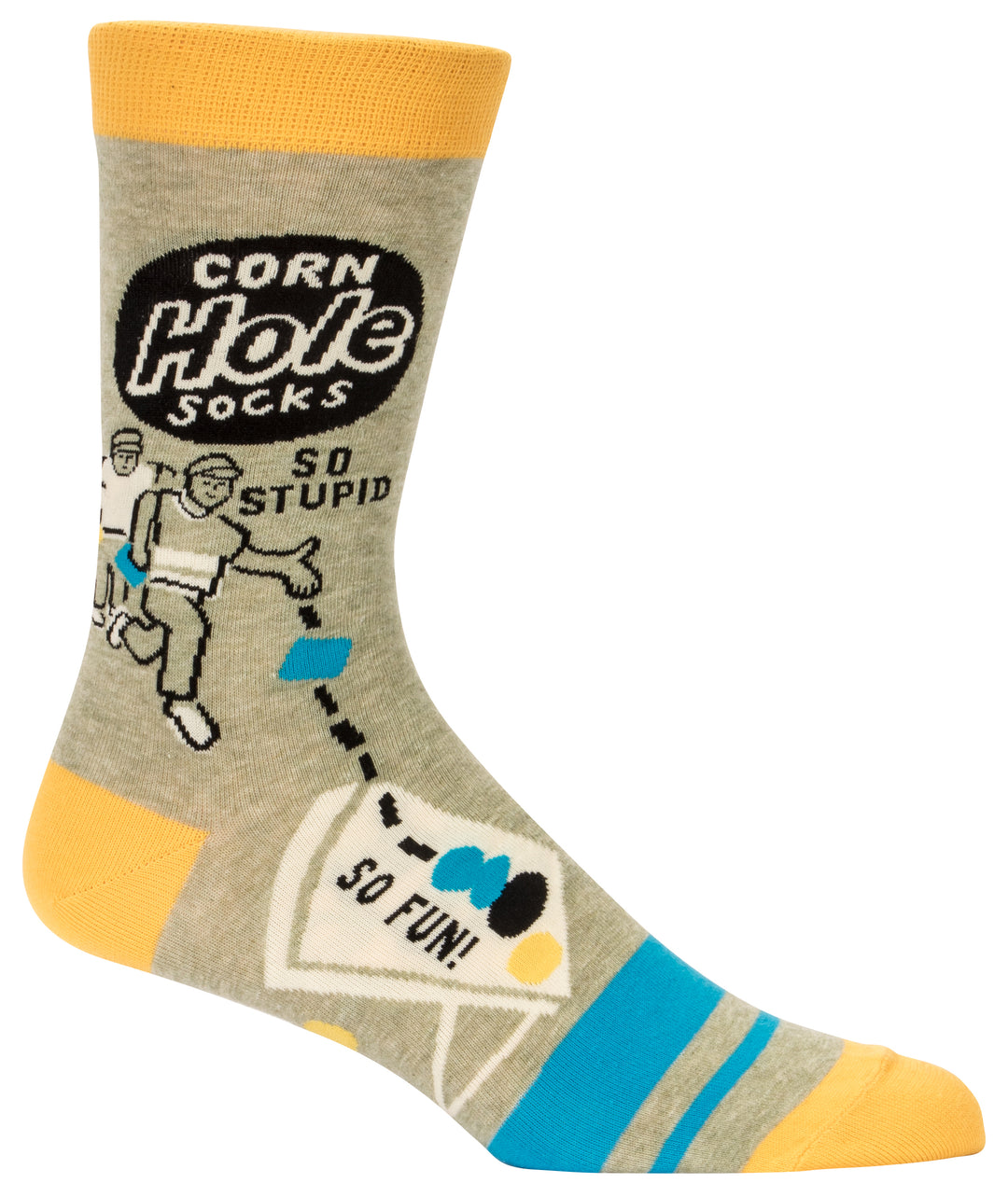 Blue Q Cornhole Men's Sock