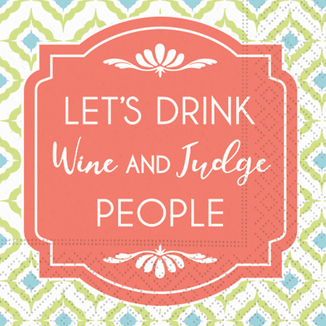 Wine and Judge Napkin