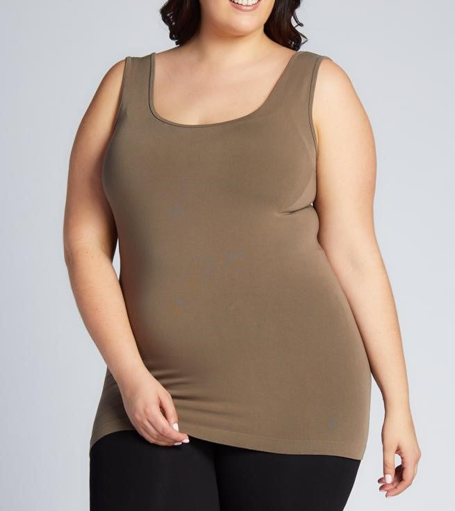 Cest Moi Bamboo Plus Size Tank Top