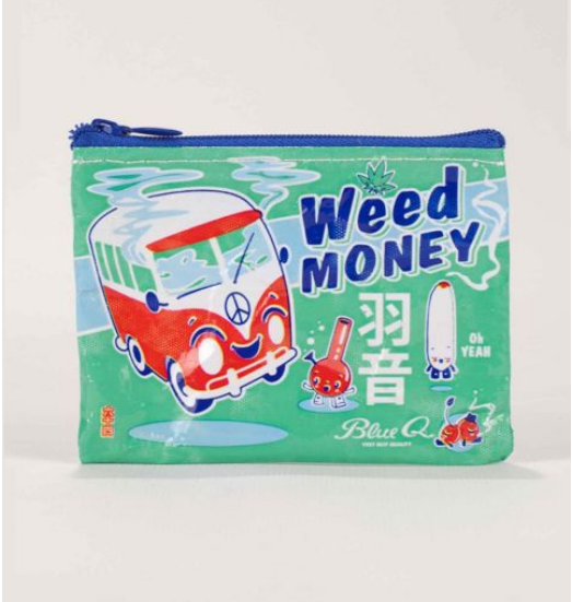 Porte-monnaie Q bleu