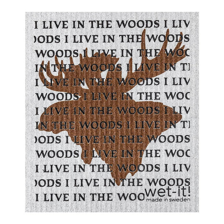 Wet-It I Live In The Woods Swedish Cloth