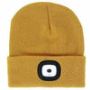 DM Merchandising Mustard Rechargeable LED Beanie