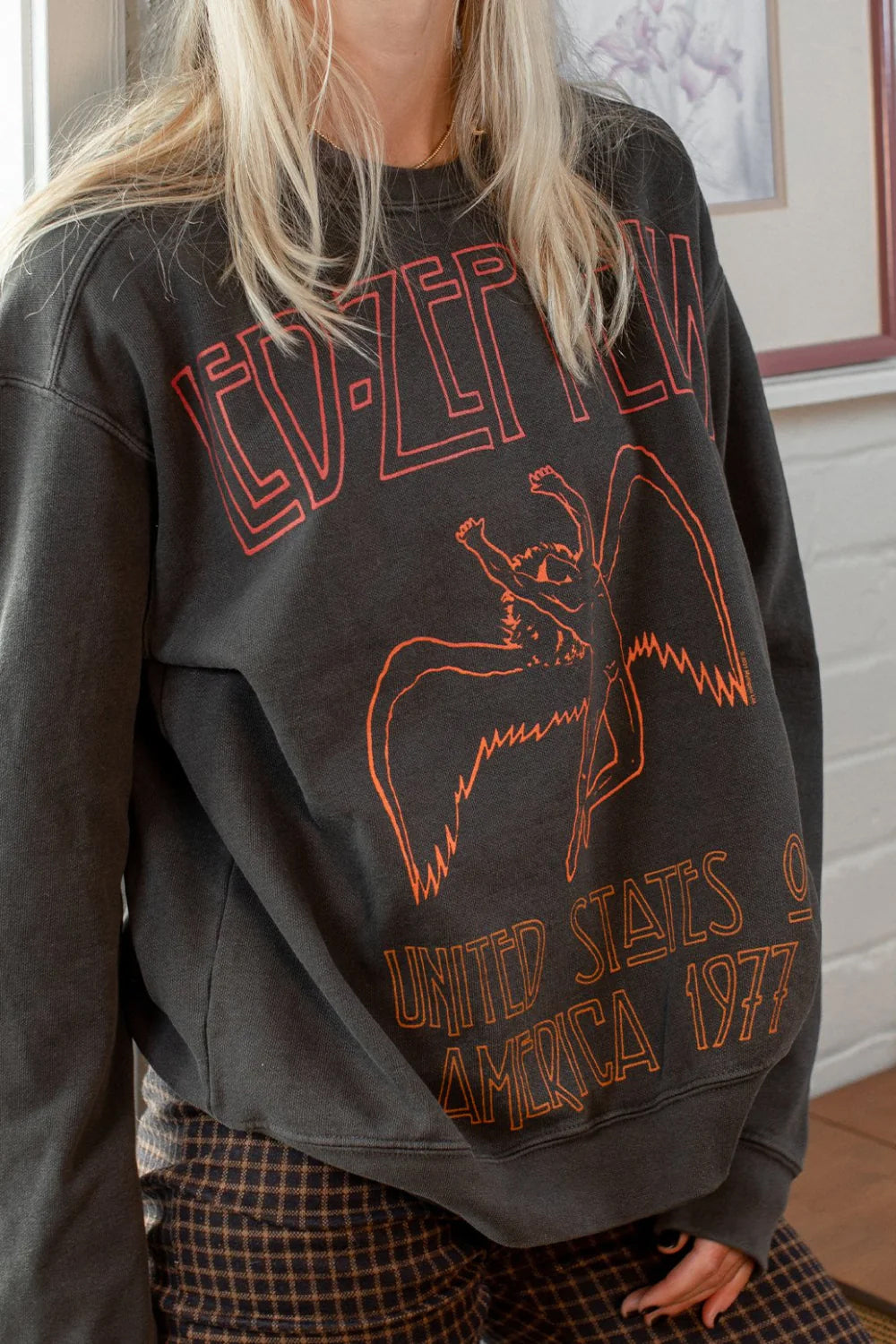 People Of Leisure Led Zeppelin 1977 Sweatshirt