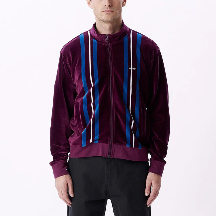 Obey Provecal Velout Zip Up Mock