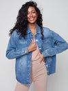 Charlie B Solid Jean Jacket