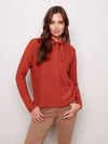 Charlie B Solid Ottoman Cotton Sweater