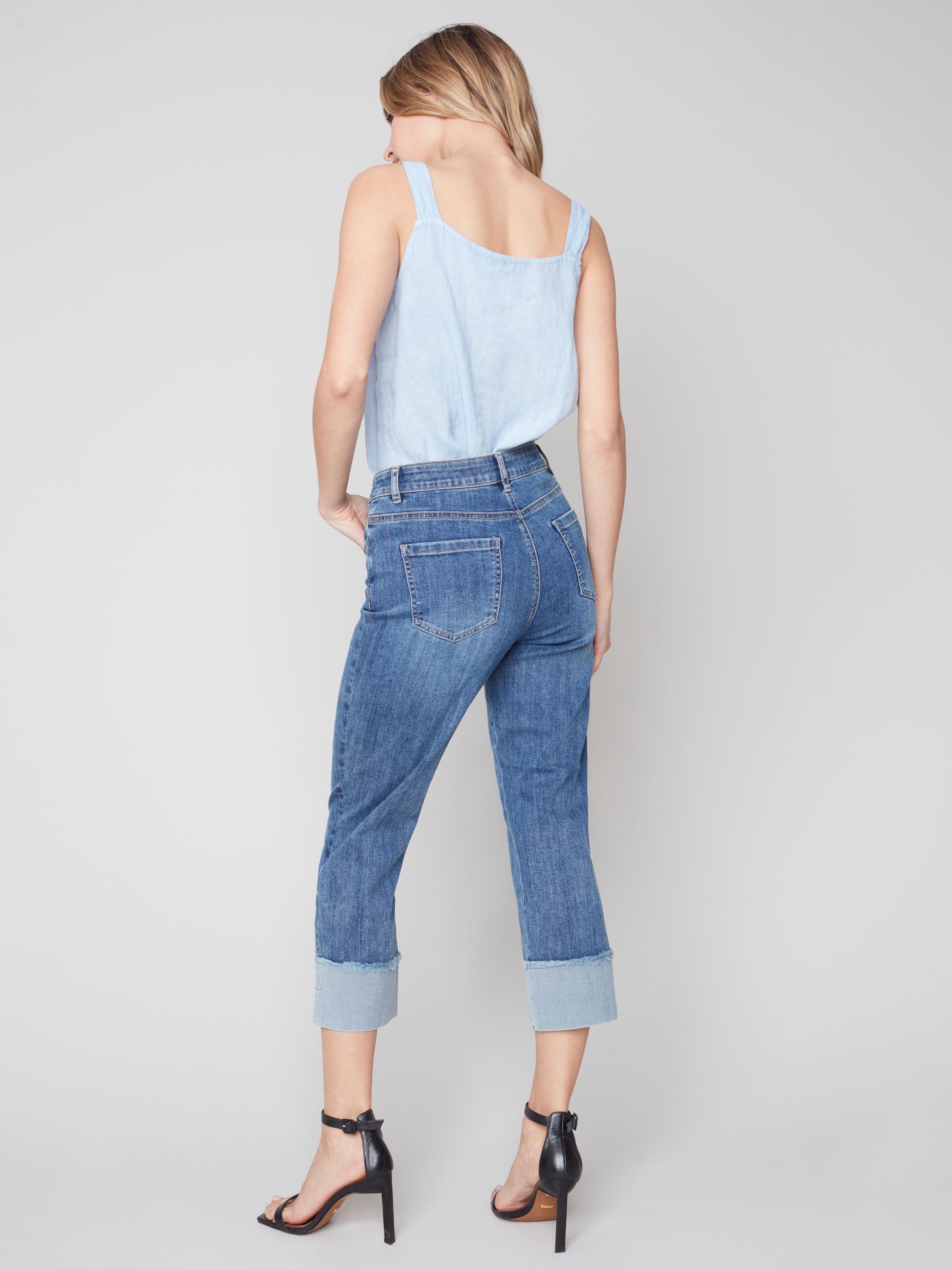 Charlie B Embrodered Cuff Denim Pant – Dales Clothing for Men and